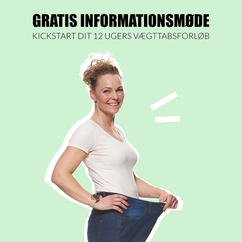 Kickstart dit vægttab på 12 ugers vægttabsforløb