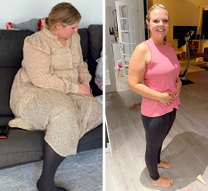 Louise har tabt sig 18,5 kilo